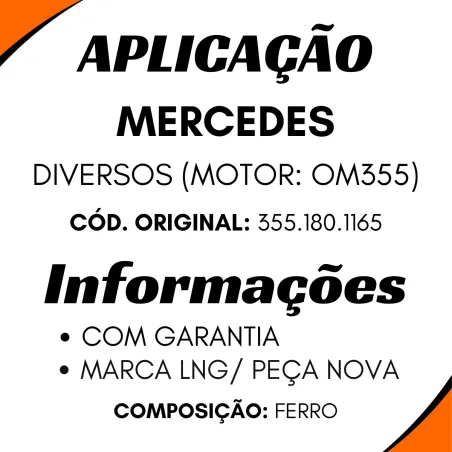 Radiador Óleo Motor Mercedes Om355 355.180.1165