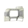 Moldura Farol Direito Para Caminhão - Fm10/Fm12 (1994 A 2003)