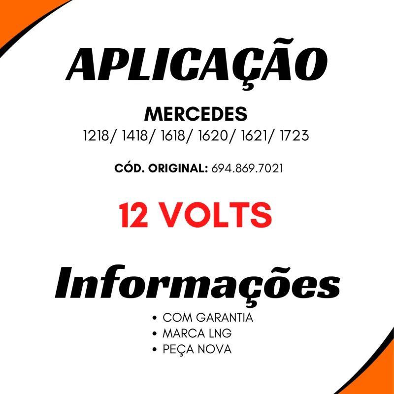 Bomba Limpador Parabrisa Mbb 1218/ 1418/ 1618/ 1620/ 1621/ 1723