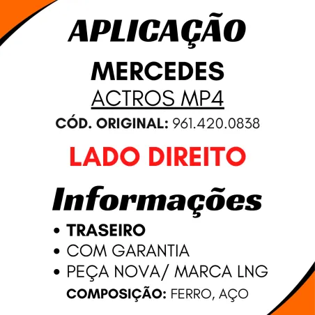Catraca Freio Automática Lado Direito Actros Mp4