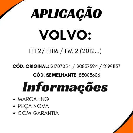 Válvula Retarder Freio Motor Fh 12/ Fh16/ Fm12 (2012...)