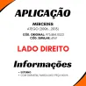 Defletor Lateral Dir.Ext. Mbb Atego (2006a2013)
