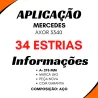 Pontuva Cardan Mbb 1944 / Axor 3340/ 4140/ 4144 - 34 Estrias A-376 Mm