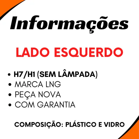 Farol Principal Esq. Fmx 380/ 420/ 460/ 500/ 540 (2016...)
