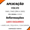 Moldura Farol Esq. Volvo Fm10/ Fm12