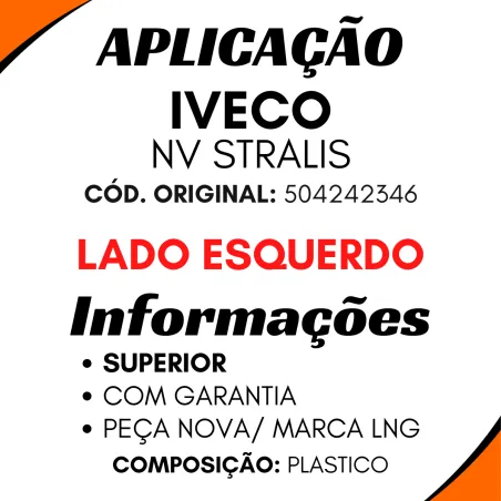 Acabamento Estribo Sup. Esq. Stralis