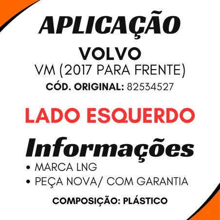 Aro Farol Aux. Esq Volvo Vm 2017... (82534527)