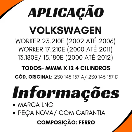 Bomba Hidráulica Vw 13.180/15.180/17210/23210 Mwm X12 4cil