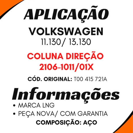 Junta Universal Vw 11.130 Direção Zf/ 13.130