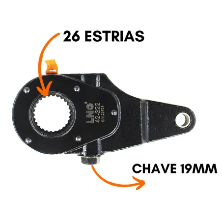 Catraca Freio Manual Tras. Dir./Esq. (26 Estrias) (Chave 19 Mm) Mbb