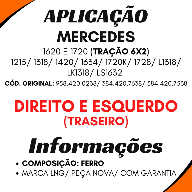 Catraca Freio Manual Tras. Dir./Esq. (26 Estrias) (Chave 19 Mm) Mbb