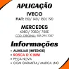 Cilindro Embreagem Mbb 3082957007/ Fiat Caminhão 130/ 140/ 180/ 190