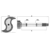 Eixo Expansores S Freio Ar Esq. Diant. Trucks 251000370/ Iveco