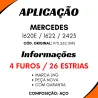 Flange Câmbio Mercedes 1620e/ 1622/ 2423