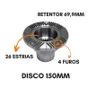 Flange Câmbio Mercedes 1620e/ 1622/ 2423