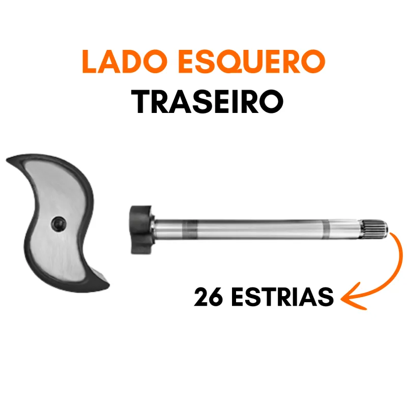 Eixo Expansores S Freio Ar Esq. Tras. Mbb 1414/ 1516/ 1518/ 1620