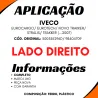 Macaneta Porta Dir. Iveco Eurotech/ Eurocargo/ Stralis/ Trakker..