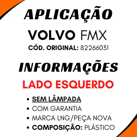 Lanterna Seta Esq. Volvo Fmx