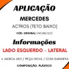 Parachoque Lateral Esq. Actros