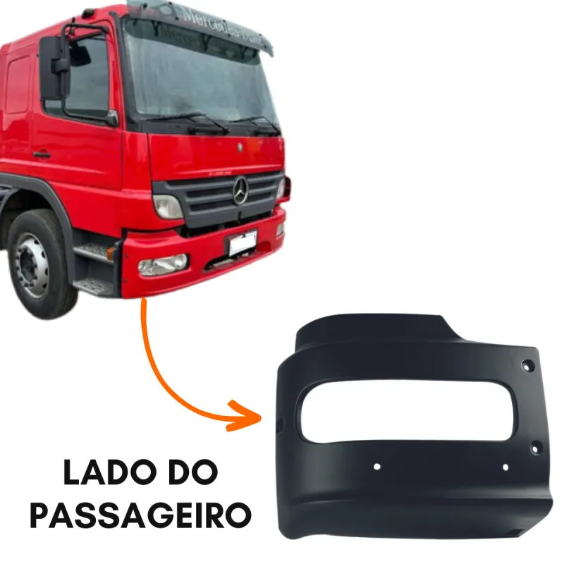 Parachoque Dianteiro Lat. Dir. Atego