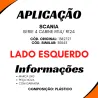 Acabamento Defletor Esq. Série 4/ R114/ R124