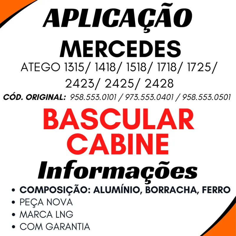 Bomba Direção Hidráulica Cabine Mbb Atego 1315/ 1418/ 1518/ 1718/