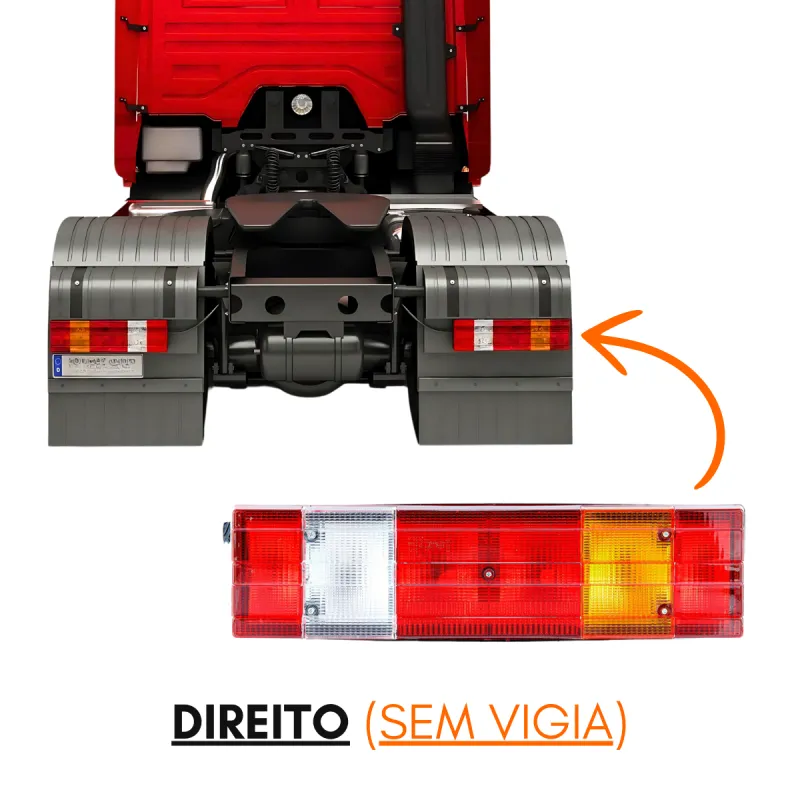 Lanterna Tras. Dir. Mbb Axor 1933/ 2035/ 2040/ 2044/ 2535/ 2536/