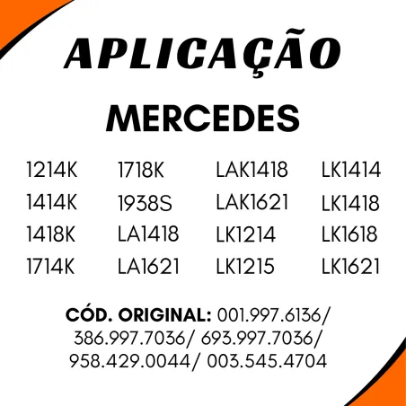 Válvula Tomada Forca Mbb 1414k/1214k/1418k/1714k/1718k 3/2 Vias