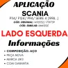 Porta Cabine Esq.Scnia Série4 P94/ P114/ P124/ (1998...)