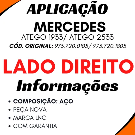 Porta Cabine Dir. Atego/ Axor