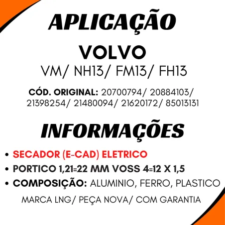 Válvula Apu Fh13- Fm13- Nh13- Vm
