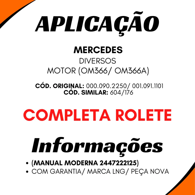Bomba Alimentadora Mbb Om366/ Om366a 000.090.2250