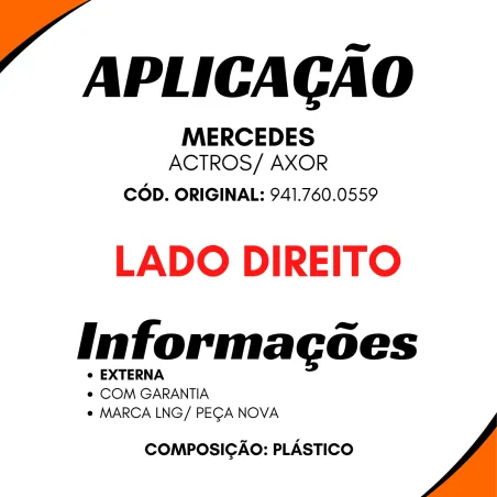 Macaneta Porta Externa Dir. Axor/ Actros
