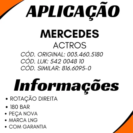 Bomba Hidráulica Mercedes Actros