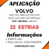 Ponteira Cardan (C/Rosca) Volvo N10/ N12/ Nl10 22 Estrias Rolam. 60