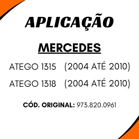 Farol Principal Esq. Lente Raiada Atego (2004a2010)
