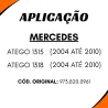 Farol Principal Esq. Lente Raiada Atego (2004a2010)