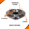 Flange Diferencial Scania P600 Série 5