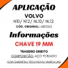 Catraca Freio Manual Tras.Dir. Volvo N10/ N12/ Nl10/ Nl12