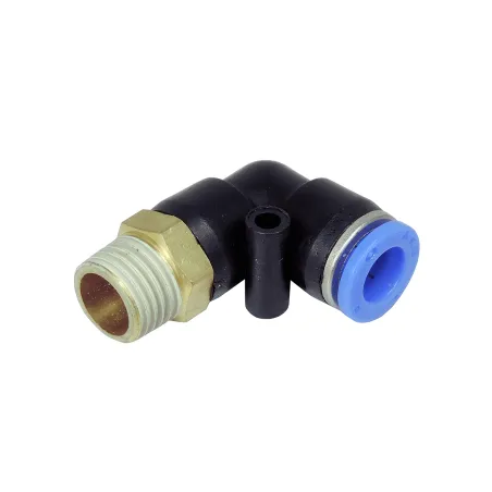 Kit 5 Cotovelos Engate Rápido Mercedes Plastico Macho Giratorio