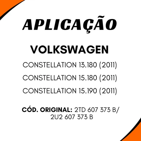 Válvula Apu Vw Constellation (2011) 13.180- 15.180- 15.190