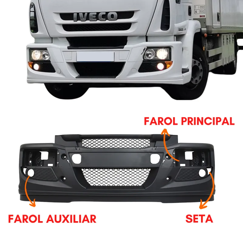 Parachoque Diant. Com Furo Iveco Cursor