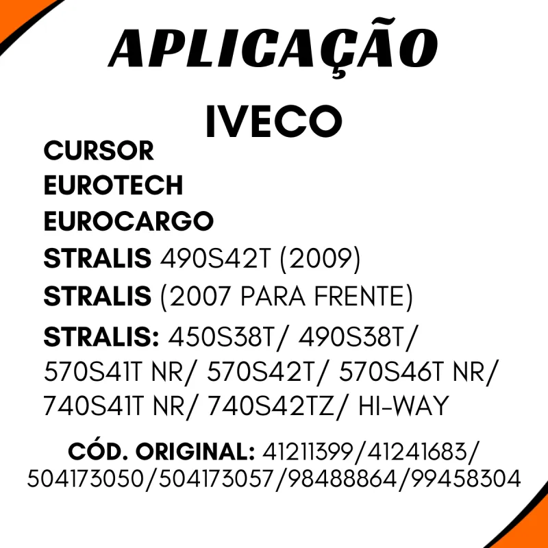 Bomba Hidráulica Cabine Iveco Stralis (2007...)
