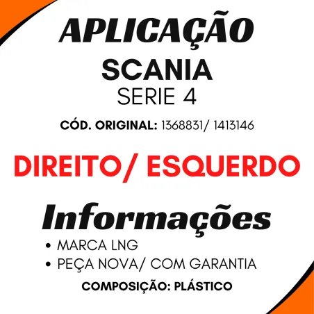Interruptor Vidro Dir./Esq. Scania Série 4 (1413146)