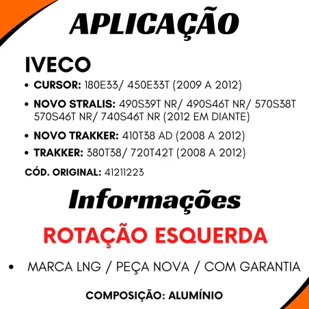 Bomba Hidráulica Iveco Novo Stralis/ Curso/ Trakker 41211223