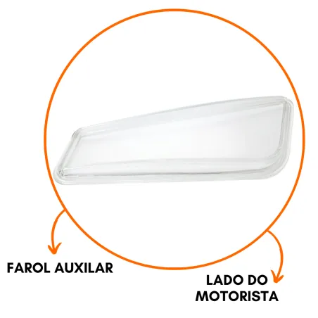 Lente Farol Aux. Esq. Volvo Fh13/ Fm13 (2010 A 2014)