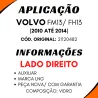 Lente Farol Aux. Dir. Volvo Fh13/ Fm13 (2010 A 2014)