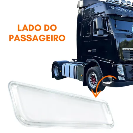 Lente Farol Aux. Dir. Volvo Fh13/ Fm13 (2010 A 2014)