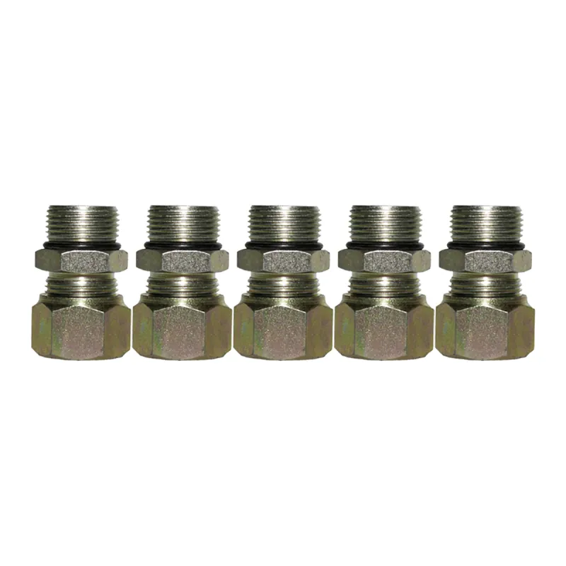 Kit 5 Conectores Tubo Nylon Mbb Diversas Macho 16mmx22mm