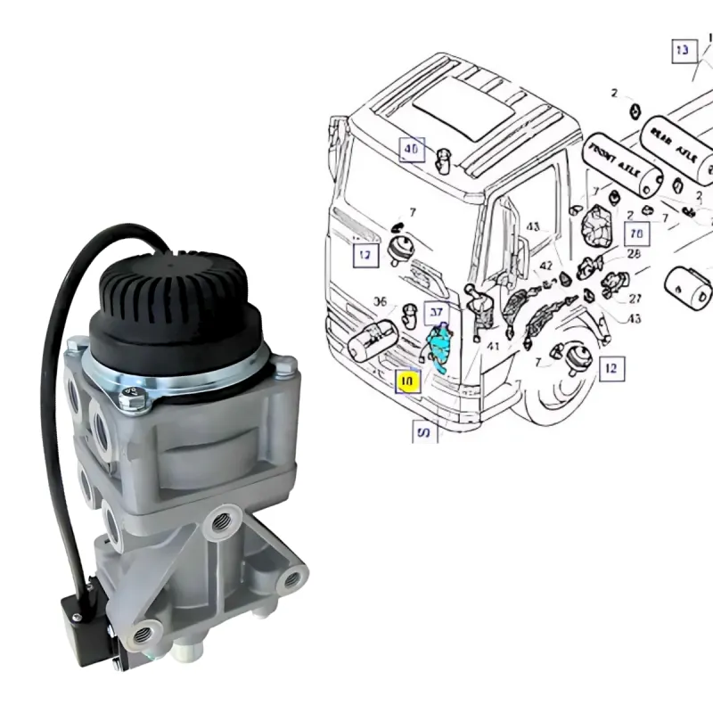 Válvula Pedal Eurotech/ Eurotrakker/ Stralis/ Novo Stralis